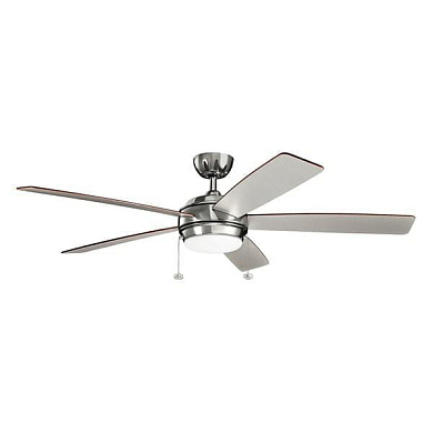 потолочный вентилятор из полированного никеля