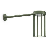 Уличный настенный светильник Lombardo Lula Bracket 500, 12 Вт, 1330 лм, зеленый RAL 6003