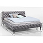 81284 Кровать Desire Velvet Silver Grey 200x200см Kare Design