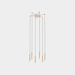 00-6662-14-27 Leds C4 Candle подвесной светильник цилиндрической формы с двумя плафонами
