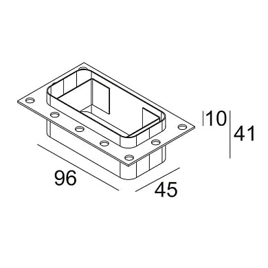 CONCRETE BOX 183 монтажная коробка Delta Light