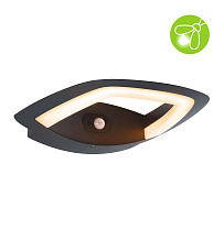 Exterior wall light Akena Twilight-controlled motion detector