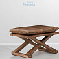 107464 Stool Brookfield tobacco leather Eichholtz