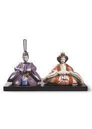 Фарфоровая статуэтка японской императорской пары Hina Dolls Special Version Lladro, лимитированная серия 01009149