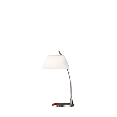 Kolarz MALMÖ 0051.71.6 настольный светильник никель белый ø24cm высота 50cm 1 лампа e27