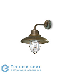 3303 Moretti Luce Patio cage уличный настенный светильник с решёткой и металлическим абажуром