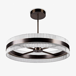 CL121-LED-60 Bella Figura Curzon Street потолочная люстра-барабан с металлическим корпусом и светодиодным кольцом