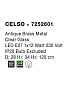 7252601 CELSO Novaluce светильник E27 1x60W IP20