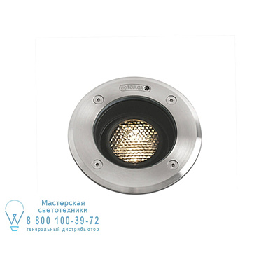 70302 GEISER LED Grey orientable inox recessed 10° светильник в отмостку Faro barcelona