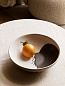 Миска Omhu Ferm Living 1104266247 молочно-белый и угольно-серый — фото 1