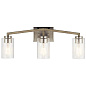 Deryn 24" 3 Light Vanity Light Distressed Antique Grey настенный светильник 45034DAG Kichler — фото 1