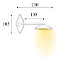 Уличный настенный светильник Aura Moretti Luce 3501 — фото 7
