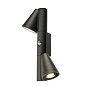 1008011 SLV T-TUBE WL GU10 double Sensor black настенный светильник — фото 2