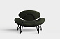 Meadow lounge chair Barnum 9/Black Woud, кресло — фото 3