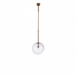 Metal Lux Estro SP 1L люстра со сферическим диффузором патинированный 267.501.04