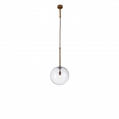 Metal Lux Estro SP 1L люстра со сферическим диффузором патинированный 267.501.04