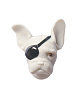 1010137 Lladro Corsair Bulldog фарфоровая подвеска в форме головы бульдога — фото 1