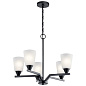 Skagos 5 Light Chandelier Black люстра 52231BK Kichler — фото 1