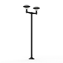 Dallas N° 11; Smoked polycarbonate E27 75W; Dark black