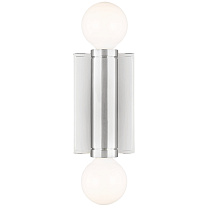 Beckham Modern Double Sconce полированный никель