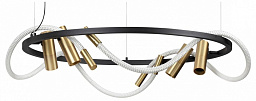4397/55L Odeon Light Corda подвесной светильник с множеством изогнутых металлических дуг