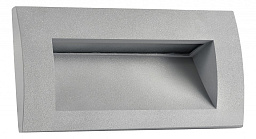 383592 Lightstar Estra встраиваемый уличный светильник прямоугольный серый