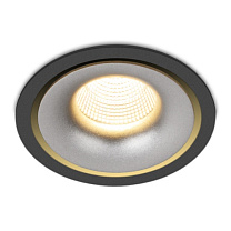 Потолочные светодиодные светильники Led technology SFERA R 11.30 W NO DIM черный + серебристый