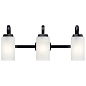 Kennewick 3 Light Vanity Light Black настенный светильник 55087BK Kichler