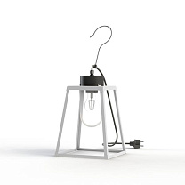 Lampiok 1 N° 1; Clear glass E27 52W Plug; Pure white