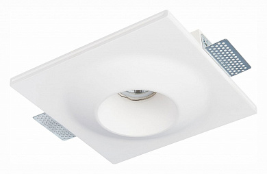 встраиваемый потолочный светильник с утопленным квадратным корпусом