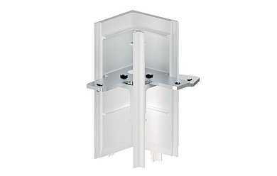 Комплектующая для трека 48 В Astro Lighting 48V Double Track Corner Joint белый