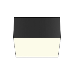 C032CL-12W3K-SQ-B Maytoni Zon потолочный светильник квадратной формы черного цвета