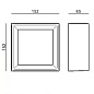 CA026DWHWDI Linea Light Tara Mini AP PL LED бра минималистичного стиля белый — фото 3