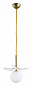 10008/1P white Loft it Matisse подвесной светильник, 5Вт, белый;золото — фото 1