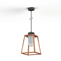 Lampiok 1 N° 4; Frosted glass E27 52W; Patined lacquered copper