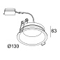 11436 8200 B Delta Light DIRO SBL S IP Встраиваемый точечный светильник — фото 1