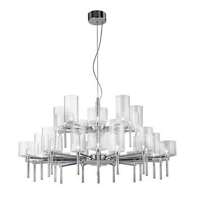 SPSPIL30CSCRG4L Axolight Spillray 30 SP современная люстра с 30 лампами хром; прозрачный