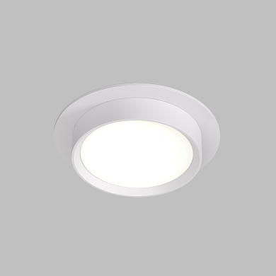Встраиваемый точечный светильник Denkirs Flat DK2090-WH