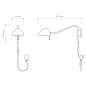 1476003 Serge Plug-In Astro lighting светильник для чтения матовый чёрный — фото 7