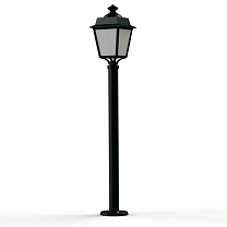 Place des Vosges 1 Évolution N° 9; Clear PMMA E27 60W; Slate grey
