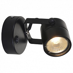 A1311AP-1BK Arte Lamp Mizar настенный спот чёрного цвета с поворотным плафоном