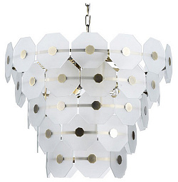 A4069LM-13AB Arte Lamp Lambrusco подвесная люстра с тринадцатью плафонами белого цвета