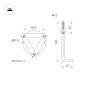047687 Arlight Светильник LGD-FRESNEL-BOLL-H1000-20W Warm3500-MIX (GR, 290 deg, 230V) — фото 1