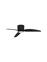 Black Aluminium Black ABS 6 Speeds DC Motor 40 Watt <60 dB LED 18 Watt 650Lm 3000K 220-240Volt IP20 Compatible with Wall Panel 9953200 Blades L: 53