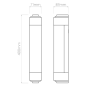 1110009 Belgravia 400 LED Astro Lighting 8045